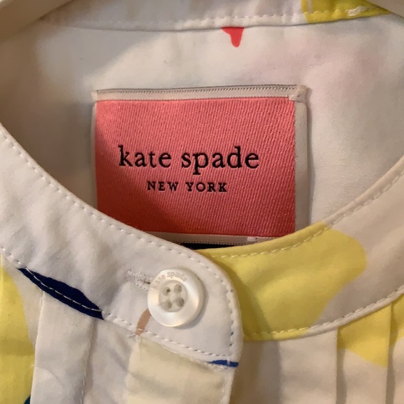 Kate Spade New York lemons summer button down dress - Picture 1 of 7